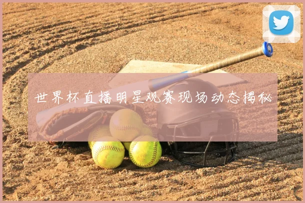 世界杯直播明星观赛现场动态揭秘