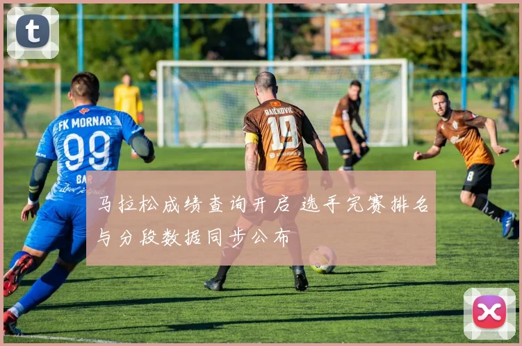 马拉松成绩查询开启 选手完赛排名与分段数据同步公布